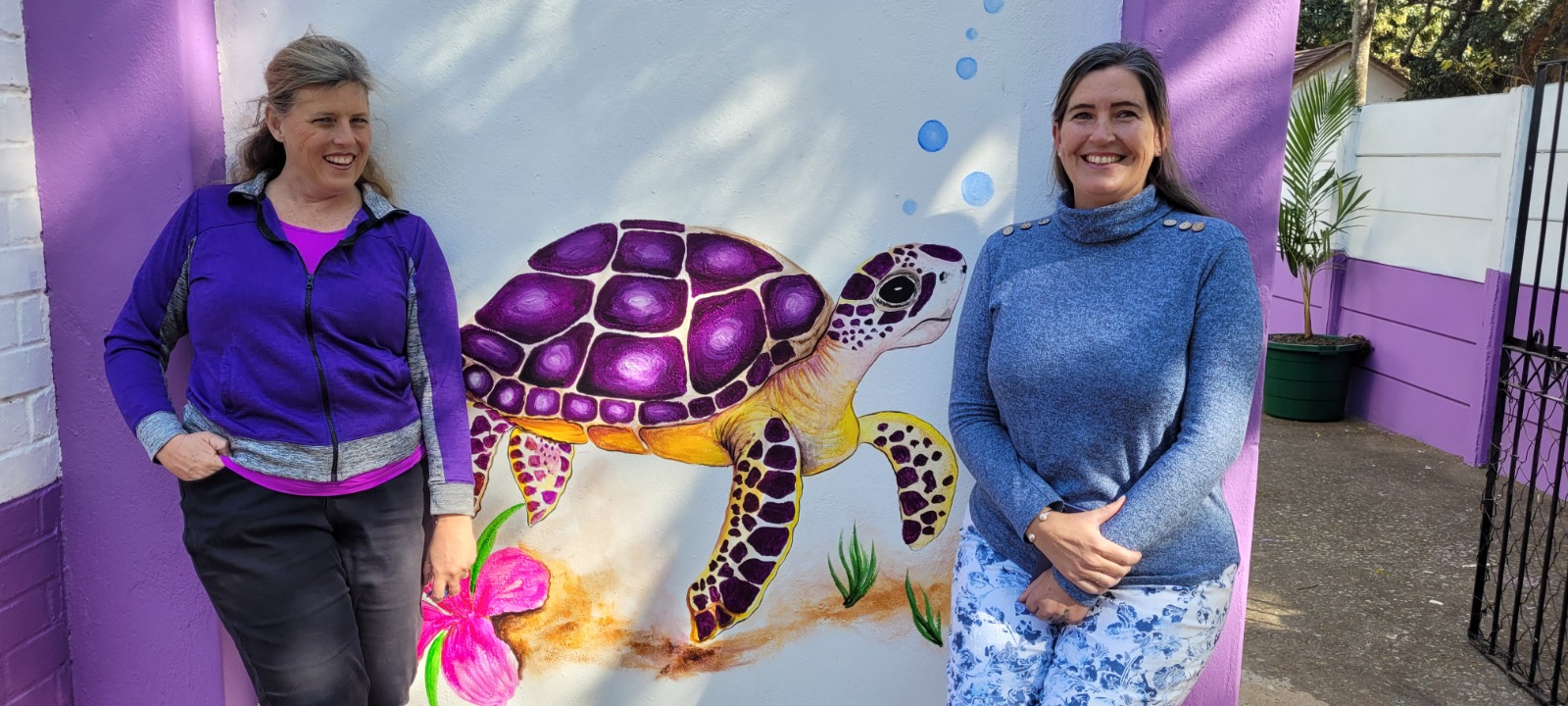 Children learning and playing at Purple Turtle Nursery School